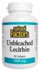 Natural Factors: Lecitin 1 200 mg nebělený 90 cps